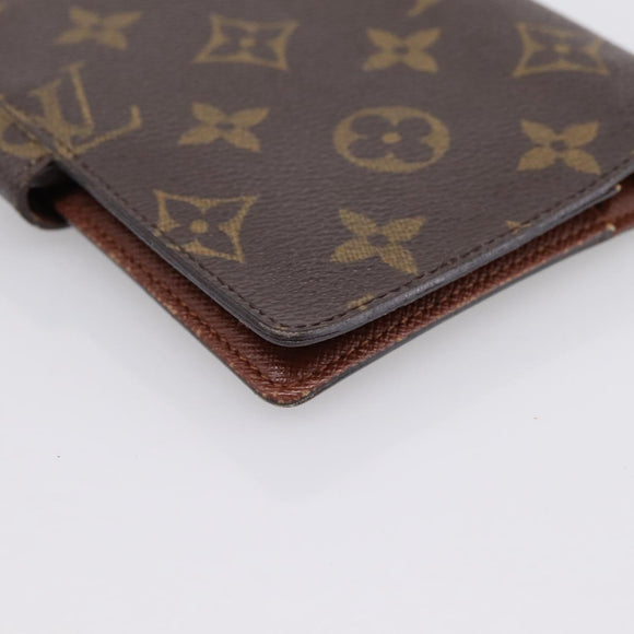 LOUIS VUITTON Monogram Agenda PM Day Planner Cover R20005 LV Auth 200095