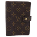 LOUIS VUITTON Monogram Agenda PM Day Planner Cover R20005 LV Auth 200095-13
