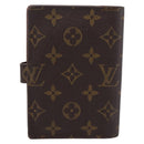 LOUIS VUITTON Monogram Agenda PM Day Planner Cover R20005 LV Auth 200095-2