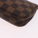 LOUIS VUITTON Monogram Christmas limited Mini Pochette Pouch M41655 Auth 200096M-17