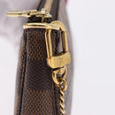 LOUIS VUITTON Monogram Christmas limited Mini Pochette Pouch M41655 Auth 200096M-19