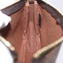 LOUIS VUITTON Monogram Christmas limited Mini Pochette Pouch M41655 Auth 200096M-20