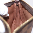 LOUIS VUITTON Monogram Christmas limited Mini Pochette Pouch M41655 Auth 200096M-21