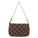LOUIS VUITTON Monogram Christmas limited Mini Pochette Pouch M41655 Auth 200096M-2