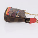 LOUIS VUITTON Monogram Christmas limited Mini Pochette Pouch M41655 Auth 200096M-3