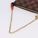 LOUIS VUITTON Monogram Christmas limited Mini Pochette Pouch M41655 Auth 200096M-7