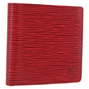LOUIS VUITTON Epi Porte Billet Cartes Credit Monnaie Red M63547 Auth 200097A-1