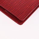 LOUIS VUITTON Epi Porte Billet Cartes Credit Monnaie Red M63547 Auth 200097A-15