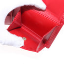 LOUIS VUITTON Epi Porte Billet Cartes Credit Monnaie Red M63547 Auth 200097A-10