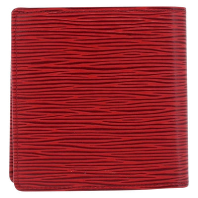 LOUIS VUITTON Epi Porte Billet Cartes Credit Monnaie Red M63547 Auth 200097A - 0