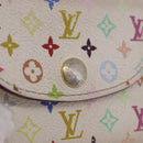 LOUIS VUITTON Multicolor Anvelop Cult De Vuitto Case White M66557 LV Auth 200098-18