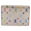LOUIS VUITTON Multicolor Anvelop Cult De Vuitto Case White M66557 LV Auth 200098-2