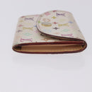 LOUIS VUITTON Multicolor Anvelop Cult De Vuitto Case White M66557 LV Auth 200098-3