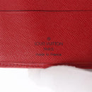 LOUIS VUITTON Epi Portopier Compact Wallet Red LV Auth 200099A-17