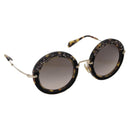 Miu Miu Sunglasses plastic Brown Auth 200100M-1