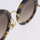 Miu Miu Sunglasses plastic Brown Auth 200100M-15