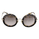 Miu Miu Sunglasses plastic Brown Auth 200100M-13