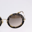 Miu Miu Sunglasses plastic Brown Auth 200100M-4