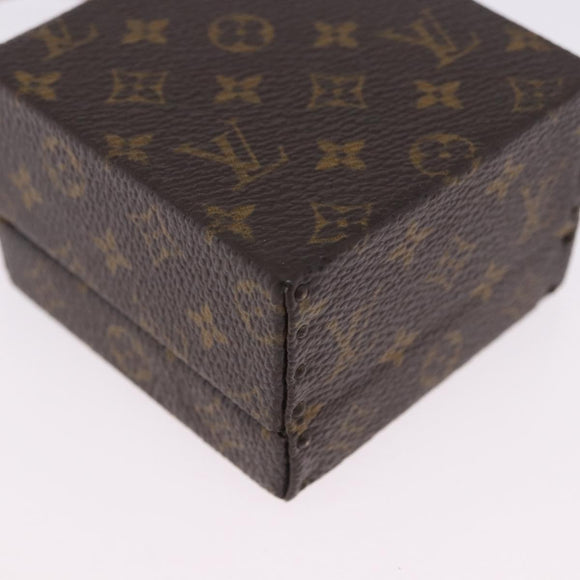 LOUIS VUITTON Monogram Jewelry Case Jewelry Box LV Auth 200102