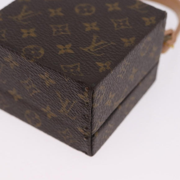 LOUIS VUITTON Monogram Jewelry Case Jewelry Box LV Auth 200102
