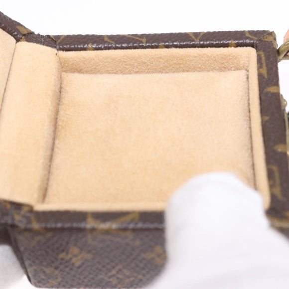 LOUIS VUITTON Monogram Jewelry Case Jewelry Box LV Auth 200102