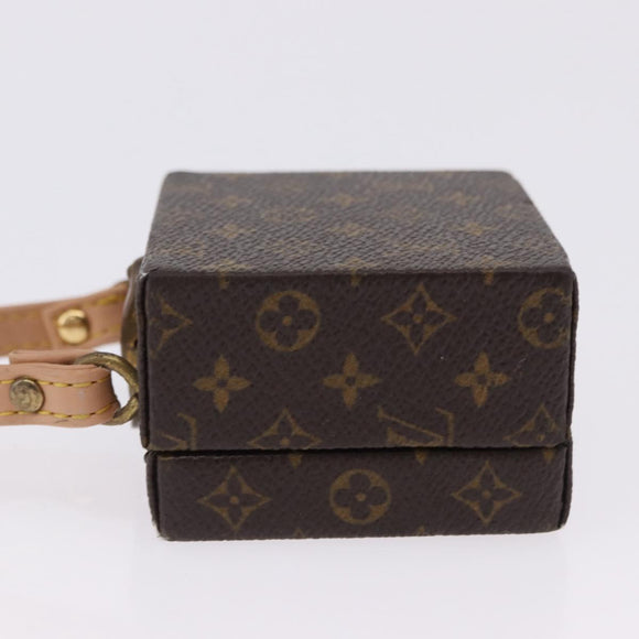 LOUIS VUITTON Monogram Jewelry Case Jewelry Box LV Auth 200102