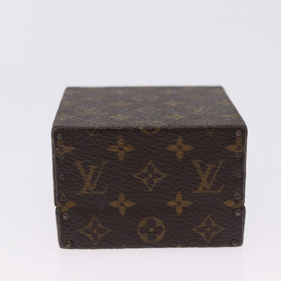 LOUIS VUITTON Monogram Jewelry Case Jewelry Box LV Auth 200102
