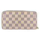 LOUIS VUITTON Damier Azur Zippy Wallet Long Wallet N60019 LV Auth 200103-3