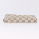 LOUIS VUITTON Damier Azur Zippy Wallet Long Wallet N60019 LV Auth 200103-7