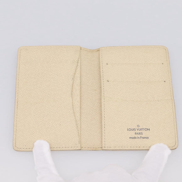 LOUIS VUITTON Damier Azur Organizer Dupoch Card Case N61727 LV Auth 200104