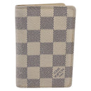 LOUIS VUITTON Damier Azur Organizer Dupoch Card Case N61727 LV Auth 200104-2