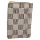 LOUIS VUITTON Damier Azur Organizer Dupoch Card Case N61727 LV Auth 200104-3