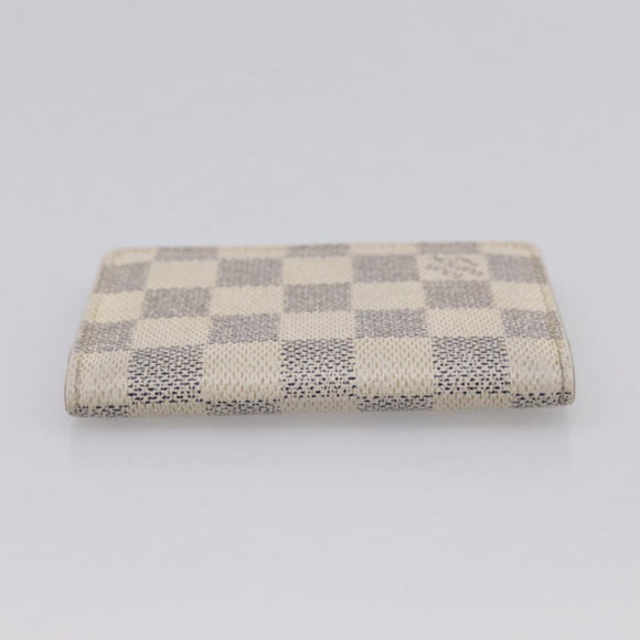 LOUIS VUITTON Damier Azur Organizer Dupoch Card Case N61727 LV Auth 200104