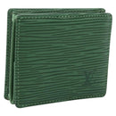 LOUIS VUITTON Epi Porte Monnaie Boite Coin Purse Green M63694 LV Auth 200106V-1