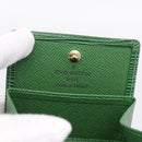 LOUIS VUITTON Epi Porte Monnaie Boite Coin Purse Green M63694 LV Auth 200106V-8