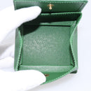 LOUIS VUITTON Epi Porte Monnaie Boite Coin Purse Green M63694 LV Auth 200106V-9