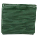 LOUIS VUITTON Epi Porte Monnaie Boite Coin Purse Green M63694 LV Auth 200106V-13