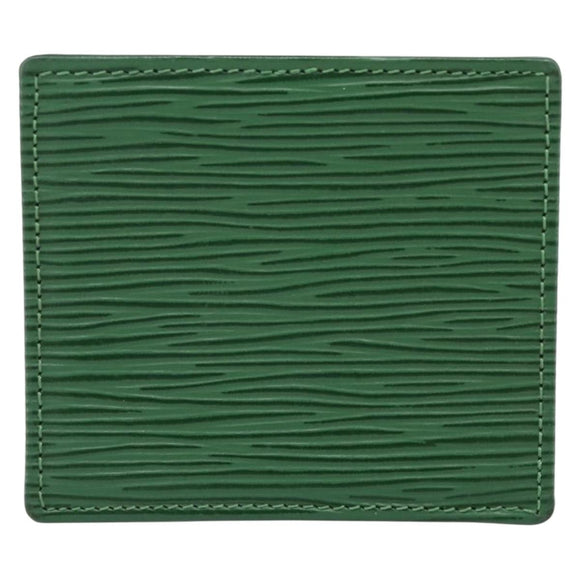 LOUIS VUITTON Epi Porte Monnaie Boite Coin Purse Green M63694 LV Auth 200106V