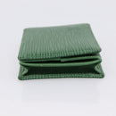 LOUIS VUITTON Epi Porte Monnaie Boite Coin Purse Green M63694 LV Auth 200106V-3