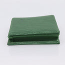LOUIS VUITTON Epi Porte Monnaie Boite Coin Purse Green M63694 LV Auth 200106V-5