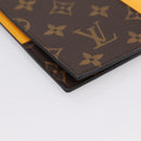 LOUIS VUITTON Monogram Macassar Couverteur Passport NM M12827 LV Auth 200109V-11