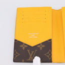 LOUIS VUITTON Monogram Macassar Couverteur Passport NM M12827 LV Auth 200109V-14
