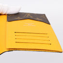 LOUIS VUITTON Monogram Macassar Couverteur Passport NM M12827 LV Auth 200109V-16