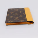 LOUIS VUITTON Monogram Macassar Couverteur Passport NM M12827 LV Auth 200109V-6
