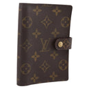 LOUIS VUITTON Monogram Agenda PM Day Planner Cover R20005 LV Auth 200110-1