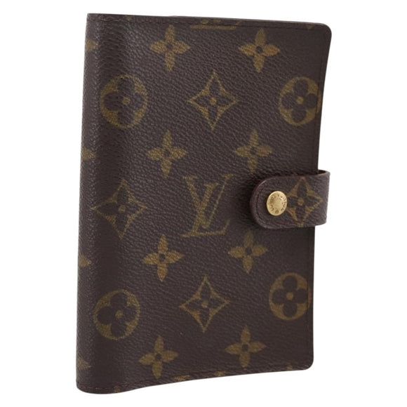 LOUIS VUITTON Monogram Agenda PM Day Planner Cover R20005 LV Auth 200110