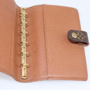 LOUIS VUITTON Monogram Agenda PM Day Planner Cover R20005 LV Auth 200110-15