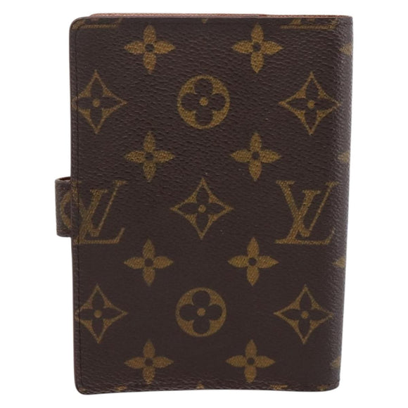 LOUIS VUITTON Monogram Agenda PM Day Planner Cover R20005 LV Auth 200110