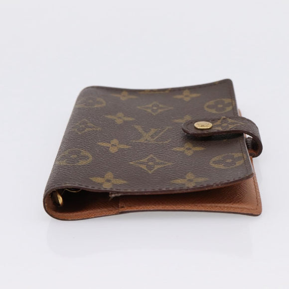 LOUIS VUITTON Monogram Agenda PM Day Planner Cover R20005 LV Auth 200110