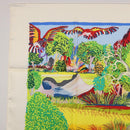 HERMES Carre 90 Scarf Silk ""Nuba Mountain"" Ivory Auth 200116M-2